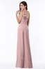 ColsBM Arabella Silver Pink Glamorous A-line Backless Chiffon Floor Length Plus Size Bridesmaid Dresses