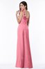 ColsBM Arabella Watermelon Glamorous A-line Backless Chiffon Floor Length Plus Size Bridesmaid Dresses