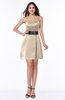 ColsBM Jaycee Champagne Romantic Strapless Satin Mini Ribbon Plus Size Bridesmaid Dresses