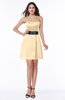 ColsBM Jaycee Cornhusk Romantic Strapless Satin Mini Ribbon Plus Size Bridesmaid Dresses