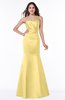 ColsBM Sara Daffodil Simple Strapless Zip up Floor Length Sash Bridesmaid Dresses