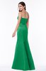 ColsBM Sara Green Simple Strapless Zip up Floor Length Sash Bridesmaid Dresses