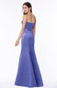 ColsBM Sara Purple Simple Strapless Zip up Floor Length Sash Bridesmaid Dresses