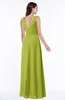 ColsBM Pearl Green Oasis Glamorous V-neck Sleeveless Chiffon Floor Length Plus Size Bridesmaid Dresses