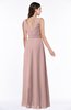 ColsBM Pearl Nectar Pink Glamorous V-neck Sleeveless Chiffon Floor Length Plus Size Bridesmaid Dresses