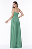 ColsBM Maia Beryl Green Classic Strapless Sleeveless Chiffon Floor Length Ribbon Plus Size Bridesmaid Dresses