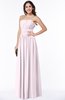 ColsBM Maia Blush Classic Strapless Sleeveless Chiffon Floor Length Ribbon Plus Size Bridesmaid Dresses