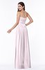 ColsBM Maia Blush Classic Strapless Sleeveless Chiffon Floor Length Ribbon Plus Size Bridesmaid Dresses