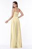 ColsBM Maia Cornhusk Classic Strapless Sleeveless Chiffon Floor Length Ribbon Plus Size Bridesmaid Dresses