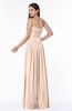 ColsBM Maia Fresh Salmon Classic Strapless Sleeveless Chiffon Floor Length Ribbon Plus Size Bridesmaid Dresses