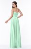 ColsBM Maia Honeydew Classic Strapless Sleeveless Chiffon Floor Length Ribbon Plus Size Bridesmaid Dresses
