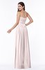 ColsBM Maia Light Pink Classic Strapless Sleeveless Chiffon Floor Length Ribbon Plus Size Bridesmaid Dresses