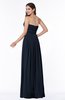 ColsBM Maia Navy Blue Classic Strapless Sleeveless Chiffon Floor Length Ribbon Plus Size Bridesmaid Dresses