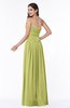 ColsBM Maia Pistachio Classic Strapless Sleeveless Chiffon Floor Length Ribbon Plus Size Bridesmaid Dresses