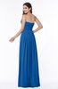 ColsBM Maia Royal Blue Classic Strapless Sleeveless Chiffon Floor Length Ribbon Plus Size Bridesmaid Dresses