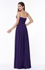 ColsBM Maia Royal Purple Classic Strapless Sleeveless Chiffon Floor Length Ribbon Plus Size Bridesmaid Dresses