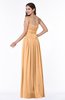 ColsBM Maia Salmon Buff Classic Strapless Sleeveless Chiffon Floor Length Ribbon Plus Size Bridesmaid Dresses