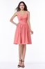 ColsBM Dayana Coral Classic A-line Thick Straps Sleeveless Chiffon Bridesmaid Dresses