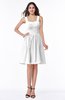 ColsBM Dayana White Classic A-line Thick Straps Sleeveless Chiffon Bridesmaid Dresses