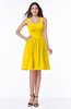 ColsBM Dayana Yellow Classic A-line Thick Straps Sleeveless Chiffon Bridesmaid Dresses