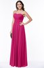 ColsBM Rosa Beetroot Purple Mature Sleeveless Zipper Chiffon Ruching Plus Size Bridesmaid Dresses