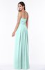 ColsBM Rosa Blue Glass Mature Sleeveless Zipper Chiffon Ruching Plus Size Bridesmaid Dresses