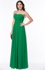 ColsBM Rosa Green Mature Sleeveless Zipper Chiffon Ruching Plus Size Bridesmaid Dresses