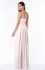 ColsBM Rosa Light Pink Mature Sleeveless Zipper Chiffon Ruching Plus Size Bridesmaid Dresses