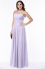 ColsBM Rosa Light Purple Mature Sleeveless Zipper Chiffon Ruching Plus Size Bridesmaid Dresses