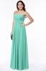 ColsBM Rosa Mint Green Mature Sleeveless Zipper Chiffon Ruching Plus Size Bridesmaid Dresses