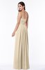 ColsBM Rosa Novelle Peach Mature Sleeveless Zipper Chiffon Ruching Plus Size Bridesmaid Dresses