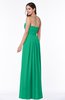 ColsBM Rosa Pepper Green Mature Sleeveless Zipper Chiffon Ruching Plus Size Bridesmaid Dresses