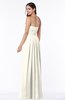 ColsBM Rosa Whisper White Mature Sleeveless Zipper Chiffon Ruching Plus Size Bridesmaid Dresses