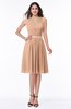 ColsBM Kori Almost Apricot Classic Wide Square Sleeveless Chiffon Sash Bridesmaid Dresses