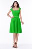 ColsBM Kori Classic Green Classic Wide Square Sleeveless Chiffon Sash Bridesmaid Dresses