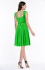 ColsBM Kori Classic Green Classic Wide Square Sleeveless Chiffon Sash Bridesmaid Dresses