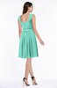 ColsBM Kori Mint Green Classic Wide Square Sleeveless Chiffon Sash Bridesmaid Dresses