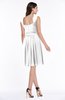 ColsBM Kori White Classic Wide Square Sleeveless Chiffon Sash Bridesmaid Dresses