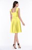 ColsBM Kori Yellow Iris Classic Wide Square Sleeveless Chiffon Sash Bridesmaid Dresses