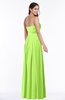 ColsBM Amia Bright Green Traditional A-line Zipper Chiffon Ribbon Plus Size Bridesmaid Dresses