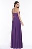 ColsBM Amia Dark Purple Traditional A-line Zipper Chiffon Ribbon Plus Size Bridesmaid Dresses