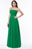 ColsBM Amia Green Traditional A-line Zipper Chiffon Ribbon Plus Size Bridesmaid Dresses