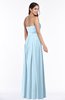 ColsBM Amia Ice Blue Traditional A-line Zipper Chiffon Ribbon Plus Size Bridesmaid Dresses