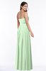ColsBM Amia Light Green Traditional A-line Zipper Chiffon Ribbon Plus Size Bridesmaid Dresses