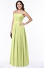 ColsBM Amia Lime Green Traditional A-line Zipper Chiffon Ribbon Plus Size Bridesmaid Dresses