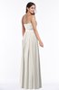 ColsBM Amia Off White Traditional A-line Zipper Chiffon Ribbon Plus Size Bridesmaid Dresses
