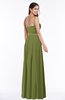 ColsBM Amia Olive Green Traditional A-line Zipper Chiffon Ribbon Plus Size Bridesmaid Dresses