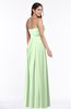 ColsBM Amia Pale Green Traditional A-line Zipper Chiffon Ribbon Plus Size Bridesmaid Dresses