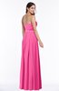 ColsBM Amia Rose Pink Traditional A-line Zipper Chiffon Ribbon Plus Size Bridesmaid Dresses