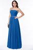 ColsBM Amia Royal Blue Traditional A-line Zipper Chiffon Ribbon Plus Size Bridesmaid Dresses
